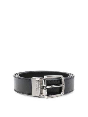 EMPORIO ARMANI: cinture - Cintura in pelle