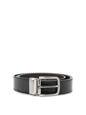 EMPORIO ARMANI: cinture - Cintura in pelle