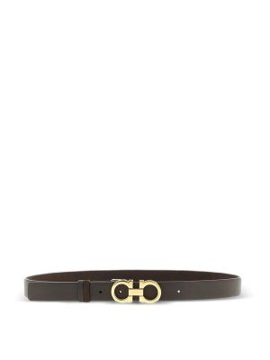 SALVATORE FERRAGAMO: Cinturones - Cinturón - Marrón