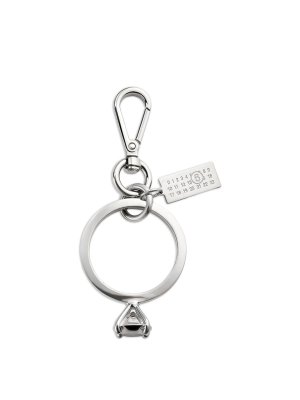 MM6 MAISON MARGIELA: キーホルダー - キーホルダー - 銀