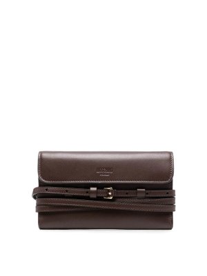 MOSCHINO: wallets & purses - Tie Me Leather Wallet