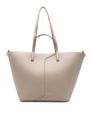 EMPORIO ARMANI: shopper - Borsa tote media in pelle