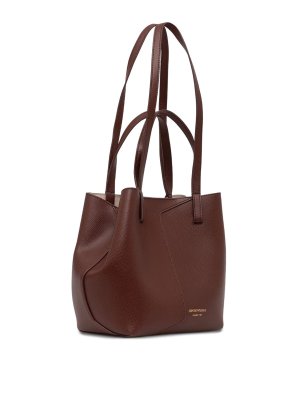 EMPORIO ARMANI: Sacs à main - Sac Cabas - Marron