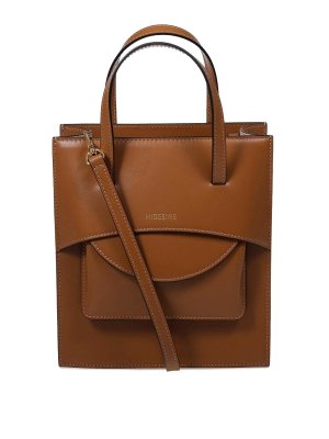 HIDESINS: shopper - Borsa a mano in pelle da tasca