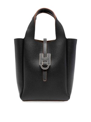 HOGAN: shopper - Mini borsa tote in pelle Trend