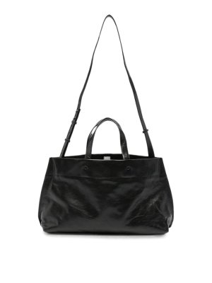 LIHANN GEORGE: totes bags - Elli Leather Tote Bag
