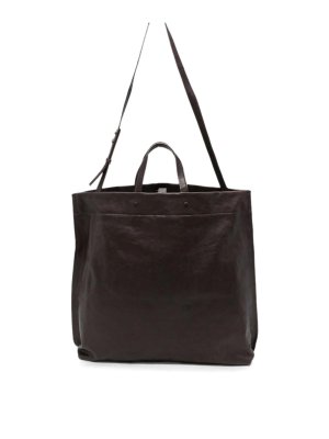 LIHANN GEORGE: totes bags - Matti Leather Tote Bag