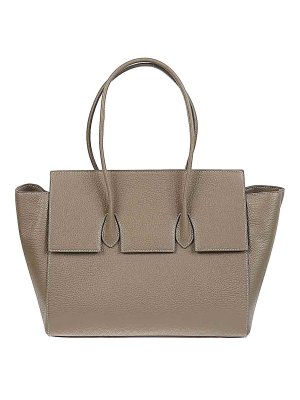 ROUNN : totes bags - Felice Flap Leather Tote Bag