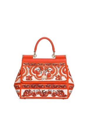 DOLCE & GABBANA: Handtaschen - Shopper - Orange