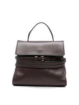 MOSCHINO: totes bags - Tie Me Leather Handbag