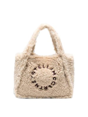 STELLA McCARTNEY: totes bags - Stella Logo Shearling Tote