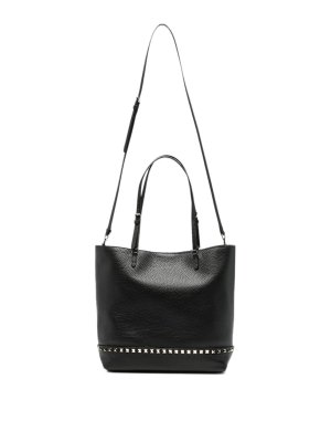 VALENTINO GARAVANI: トートバッグ - トートバッグ - 黒