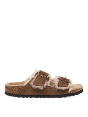 BIRKENSTOCK: サンダル - サンダル - ブラウン