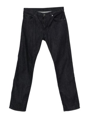 EMPORIO ARMANI: straight leg jeans - Denim Cotton Jeans