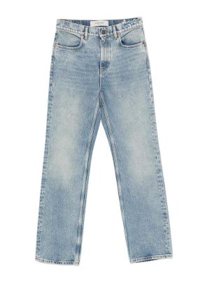 GOLDEN GOOSE: Jeans Rectos - Vaqueros Rectos - Azul Claro