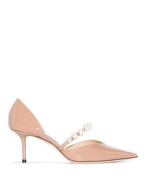JIMMY CHOO: court shoes - Aurelie Glittered Pumps