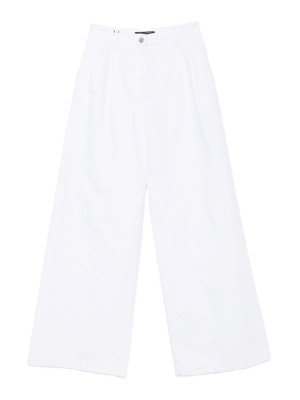 DOLCE & GABBANA: straight leg jeans - Wide-Leg Denim Jeans