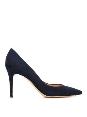 Gianvito Rossi: Zapatos de salón - Zapatos De Salón - Azul Oscuro