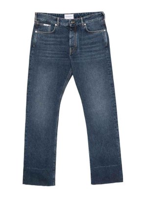 GIVENCHY: straight leg jeans - Denim Cotton Jeans