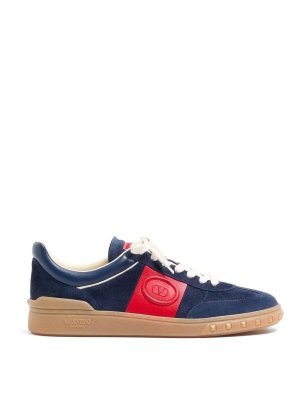 VALENTINO GARAVANI: trainers - Upvillage Suede Leather Sneakers