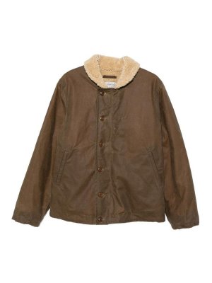 CHESPEAKE: casual jackets - Brown Wilson Jacket With Fur Collar