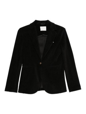 CIRCOLO 1901: blazers - Black Single-Breasted Blazer