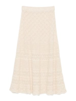 D.EXTERIOR: flared jeans - Skirt
