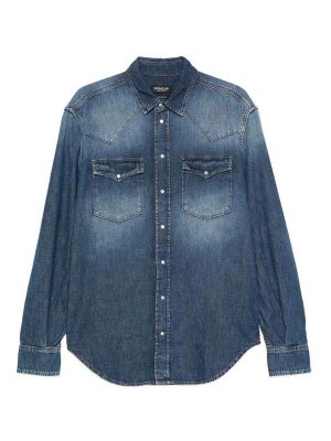 DONDUP: Hemden - Hemd - Jeansblau