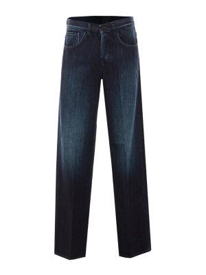 DONDUP: jeans dritti, a sigaretta - Jeans Jacklyn Blue a gamba dritta