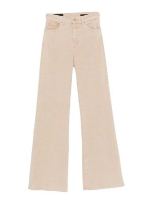 DONDUP: jeans dritti, a sigaretta - Jeans a gamba larga color ambra