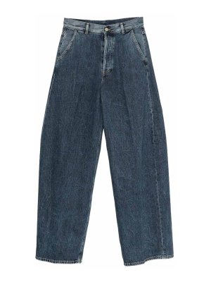 DONDUP: jeans dritti, a sigaretta - Jeans Alek a vestibilità ampia