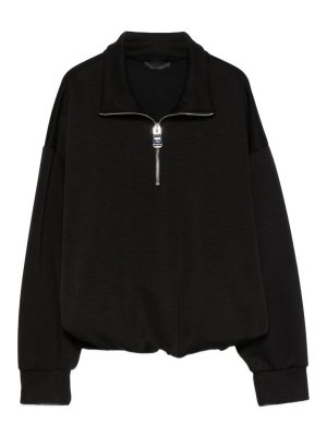 DONDUP: Felpe e maglie - Felpa nera con zip