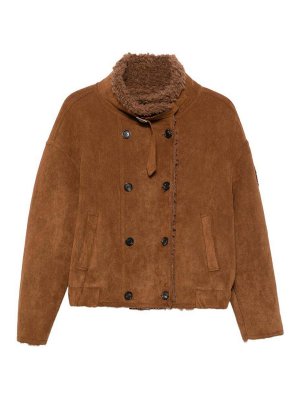 ERMANNO SCERVINO: Kurze Mäntel - Kurzer Mantel - Braun