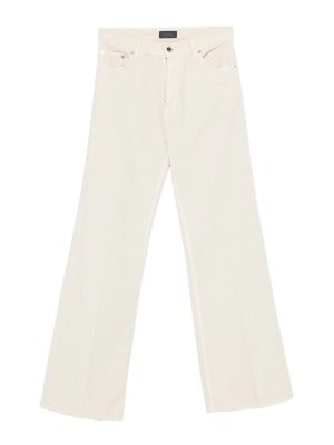 HAIKURE: flared jeans - Cream Clara Corduroy Jeans