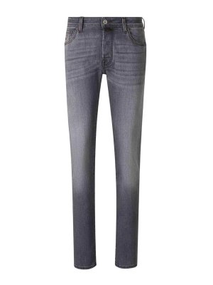 JACOB COHEN: jeans skinny - Jeans slim-fit grigio chiaro