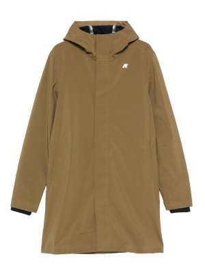 K-WAY: casual jackets - Thomas Bonded Mens Long Waterproof Jacket