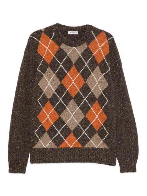 Kangra Cashmere: クルーネック - クルーネック - ブラウン