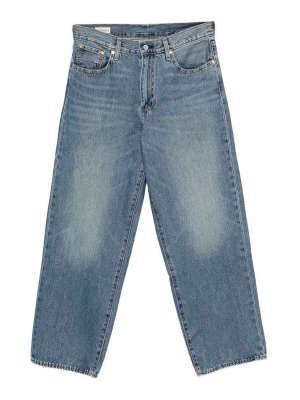 LEVI'S: jeans dritti, a sigaretta - Jeans azzurri con effetto slavato