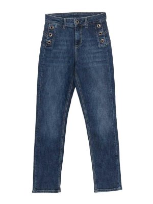 Liu Jo: Jeans Rectos - Vaqueros Rectos - Azul