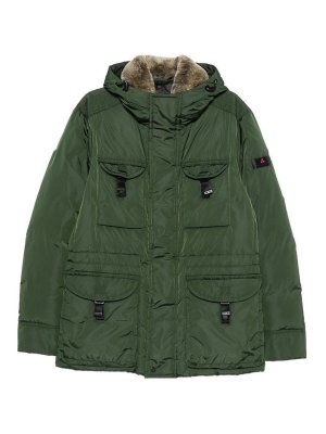 PEUTEREY: padded jackets - Green Aiptek Puffer Jacket With Pockets