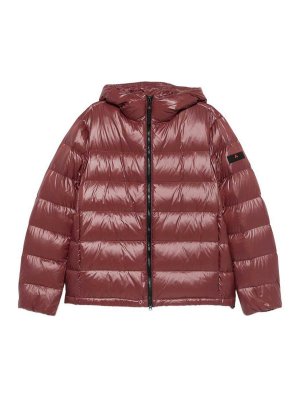 PEUTEREY: padded jackets - Red Honova Puffer Jacket With Pockets