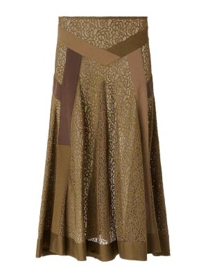 Pinko: Faldas largas - Falda Larga - Verde