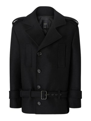 Pinko: Abrigos semilargos - Abrigo Midi - Negro