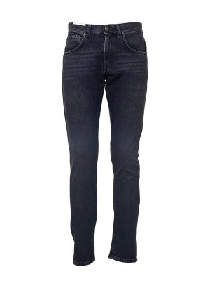 PT TORINO: skinny jeans - Blue Slim-Fit Skinny Jeans With Pockets
