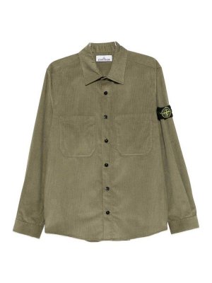 STONE ISLAND: Hemden - Hemd - Dunkelgrün