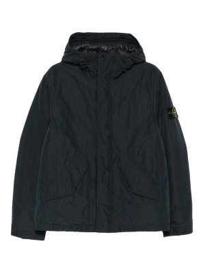 STONE ISLAND: Vestes-rembourrees - Blouson Rembourré - Bleu Foncé