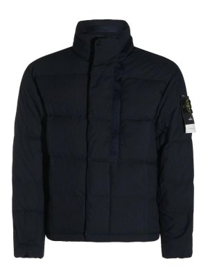 STONE ISLAND: Kurze Daunenjacken - Daunenjacke - Blau