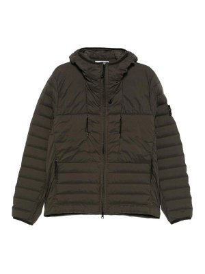 STONE ISLAND: Kurze Daunenjacken - Daunenjacke - Grün