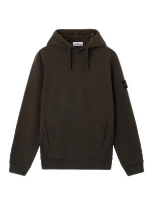 STONE ISLAND: Sudaderas y suéteres - Sudadera - Marrón