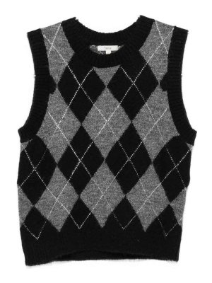 YERSE: Strickpullover mit Rundhalsausschnitt - Rundhalspullover - Grau